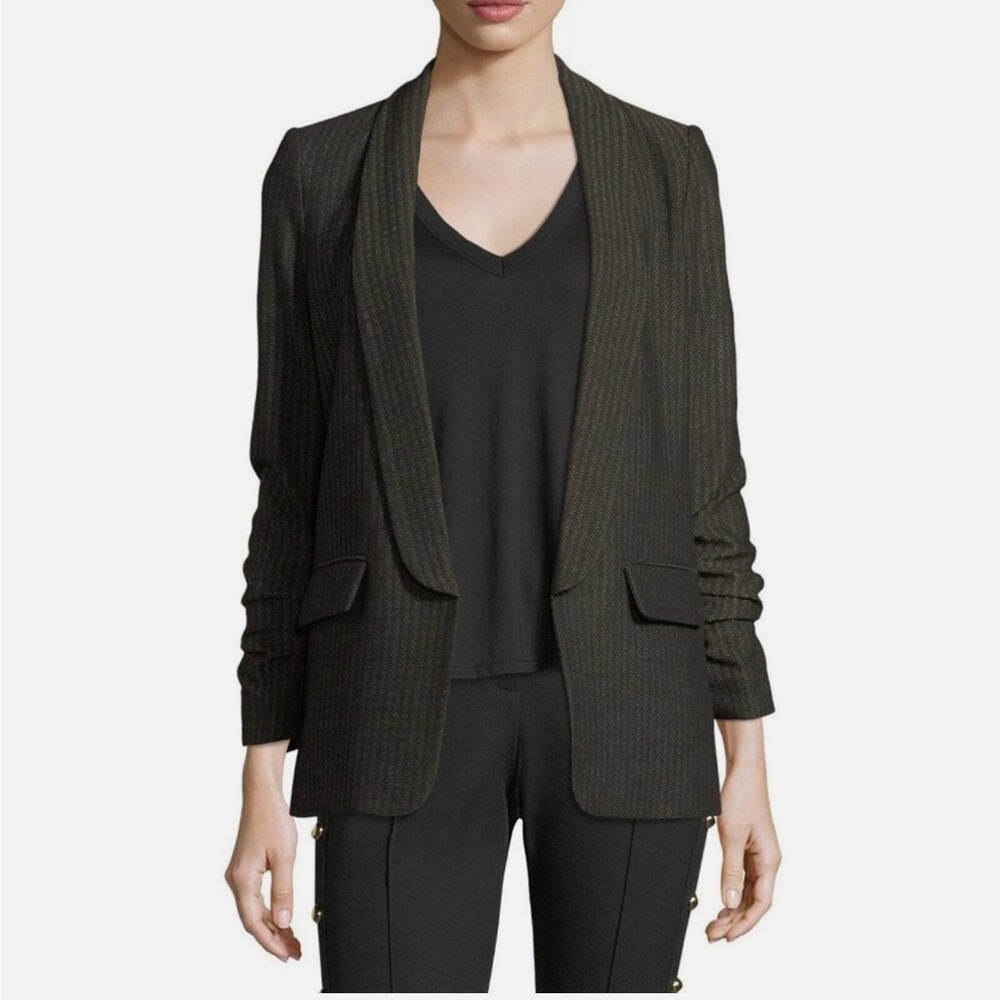 Veronica Beard clay shawl lapel boy blazer